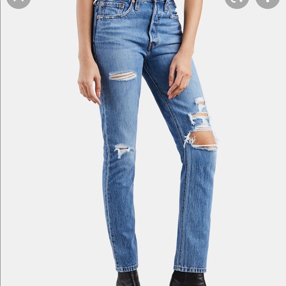 NWT Levi’s Premium 501 Skinny Jeans size 27 x 28